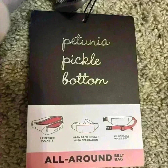 Petunia Pickle Bottom All Around Belt Bag Smoke Swirl Tie Dye New With Tags - Picture 3 of 7